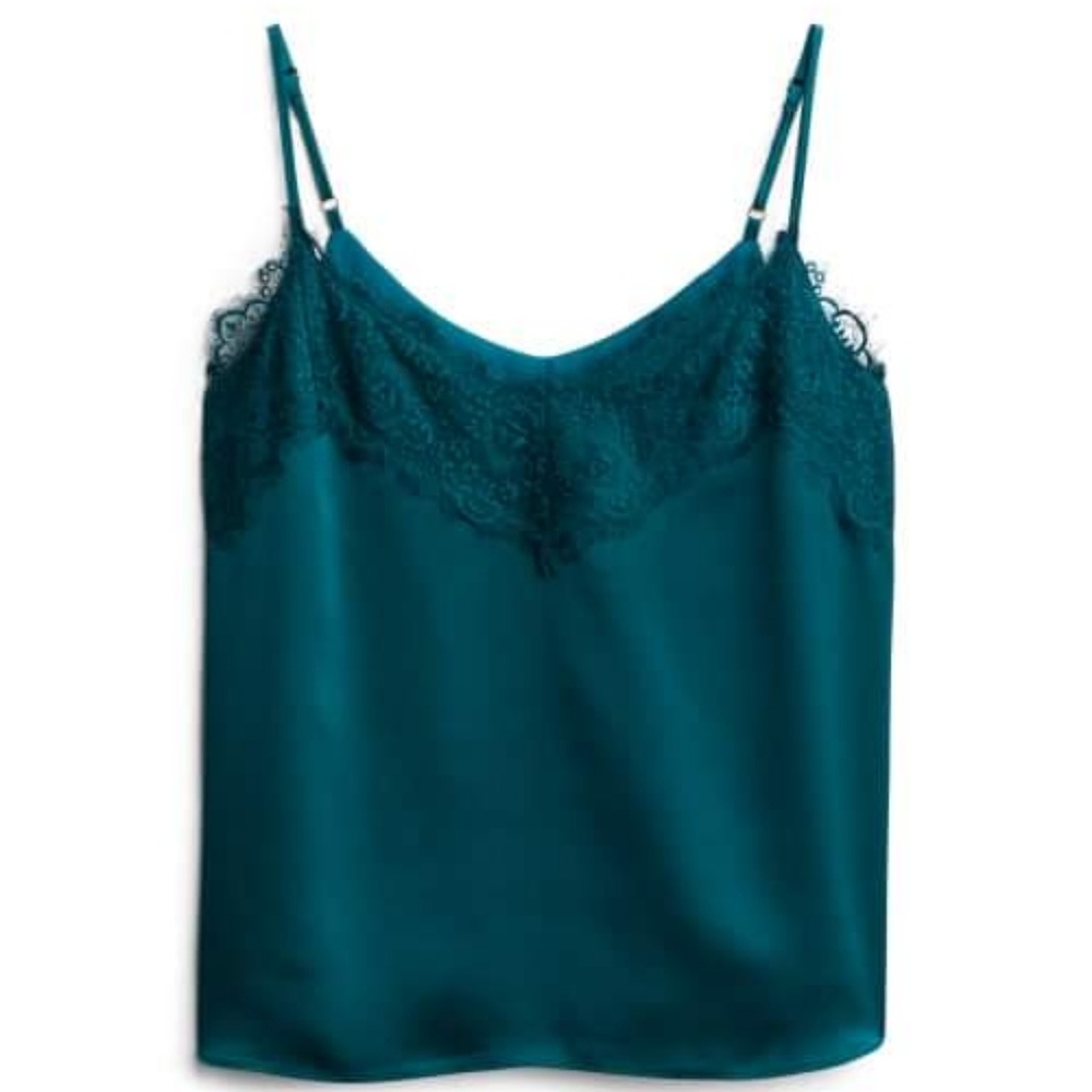 Heartloom Emerald Green Lace Cami